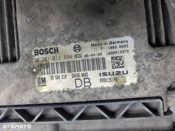 OPEL ASTRA H 1.7 CDTI KOMPUTER SILNIKA 0281012694 - 5