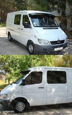 Parasolar parbriz Mercedes Sprinter CDI 01-06,Oglinzi cromate,deflector capota - 1