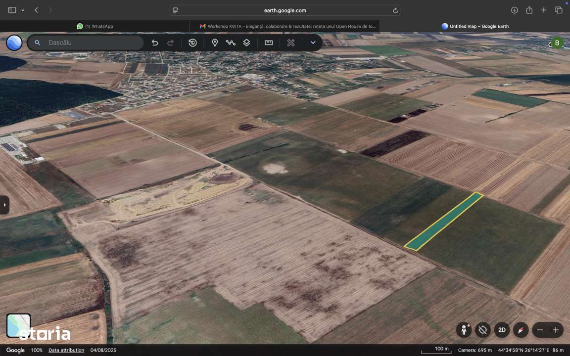 Teren in comuna Dascalu - Imagine principală: 2/2