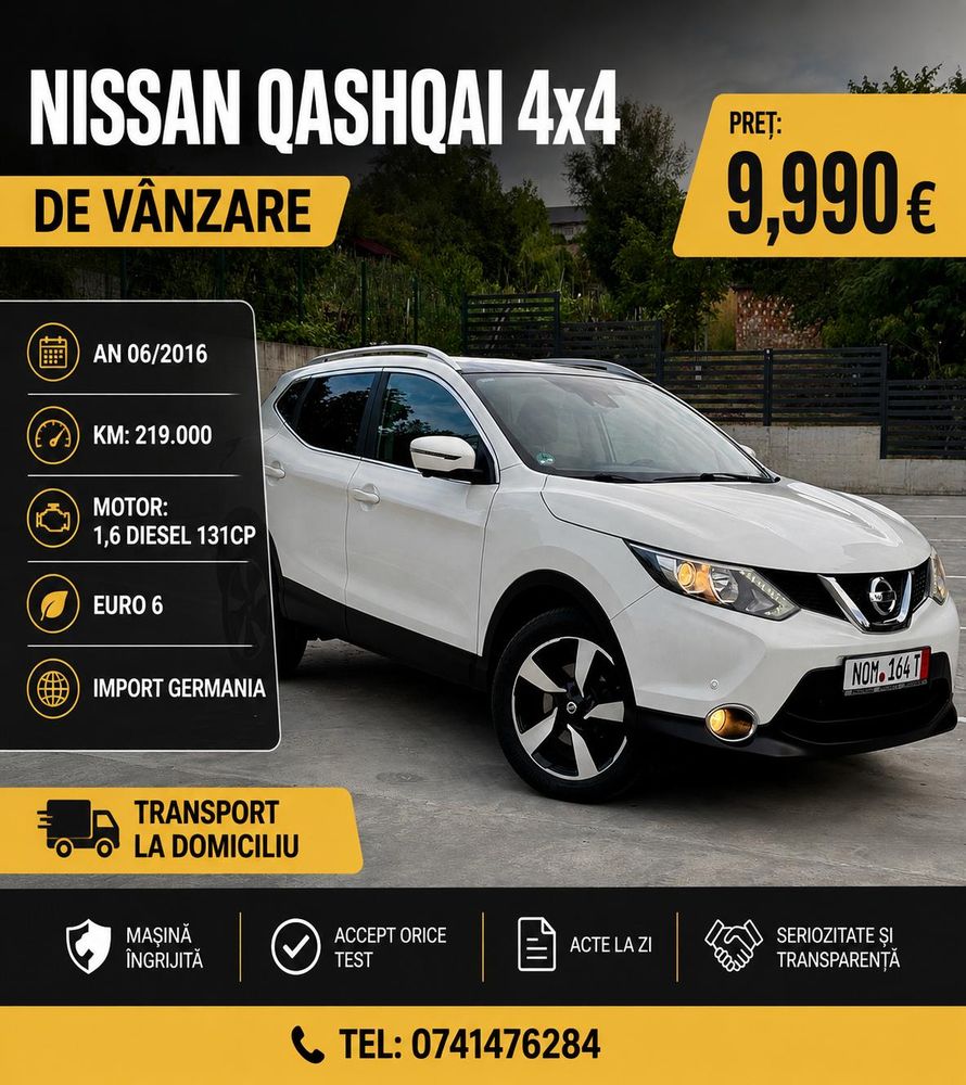 Nissan Qashqai II [2013 - 2021] 1.6L dCi Start/Stop 4X4-i Tekna 2016