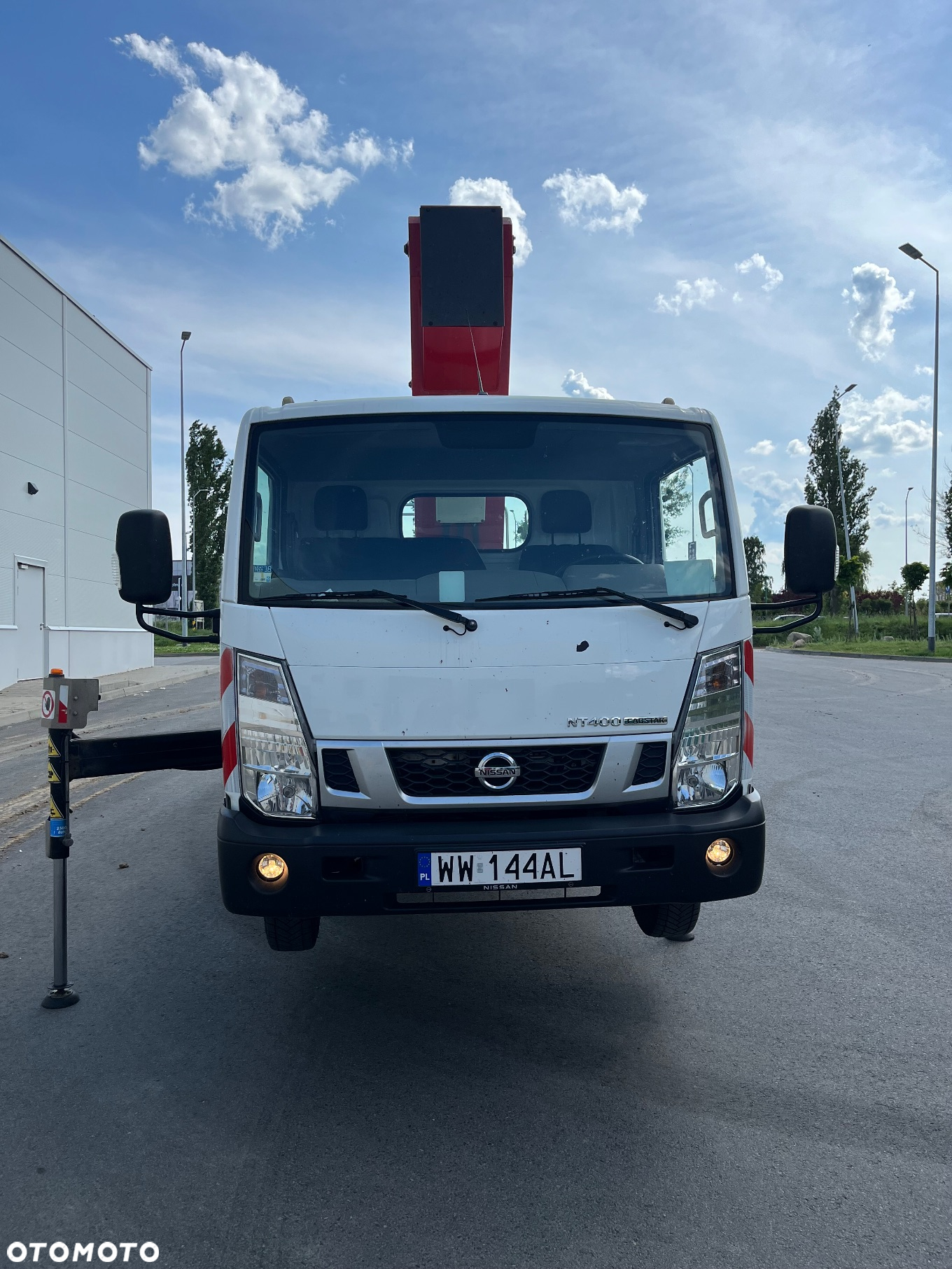 Nissan Podnośnik Koszowy GSR E200TE4 20 Metrów   13 m w Bok Pełna Hydraulik  Góra i Dół !!! UDT! Import Zwyżka Jak Ruthmann Wumag - 2