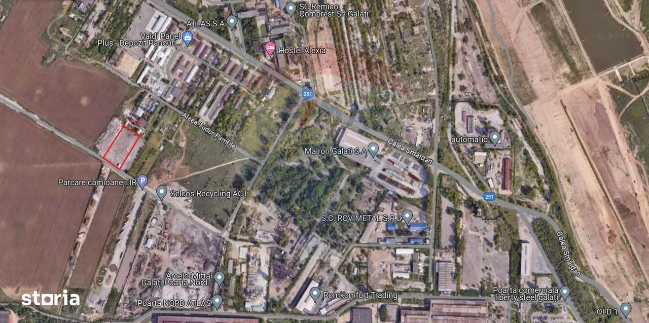 Teren intravilan, comercial/industrial in Galati NV - Imagine principală: 2/4