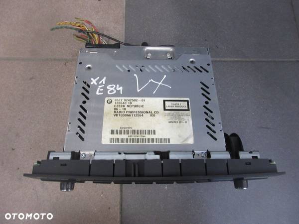 RADIO RADIOODTWARZACZ CD BMW E84 X1 9242502 - 2