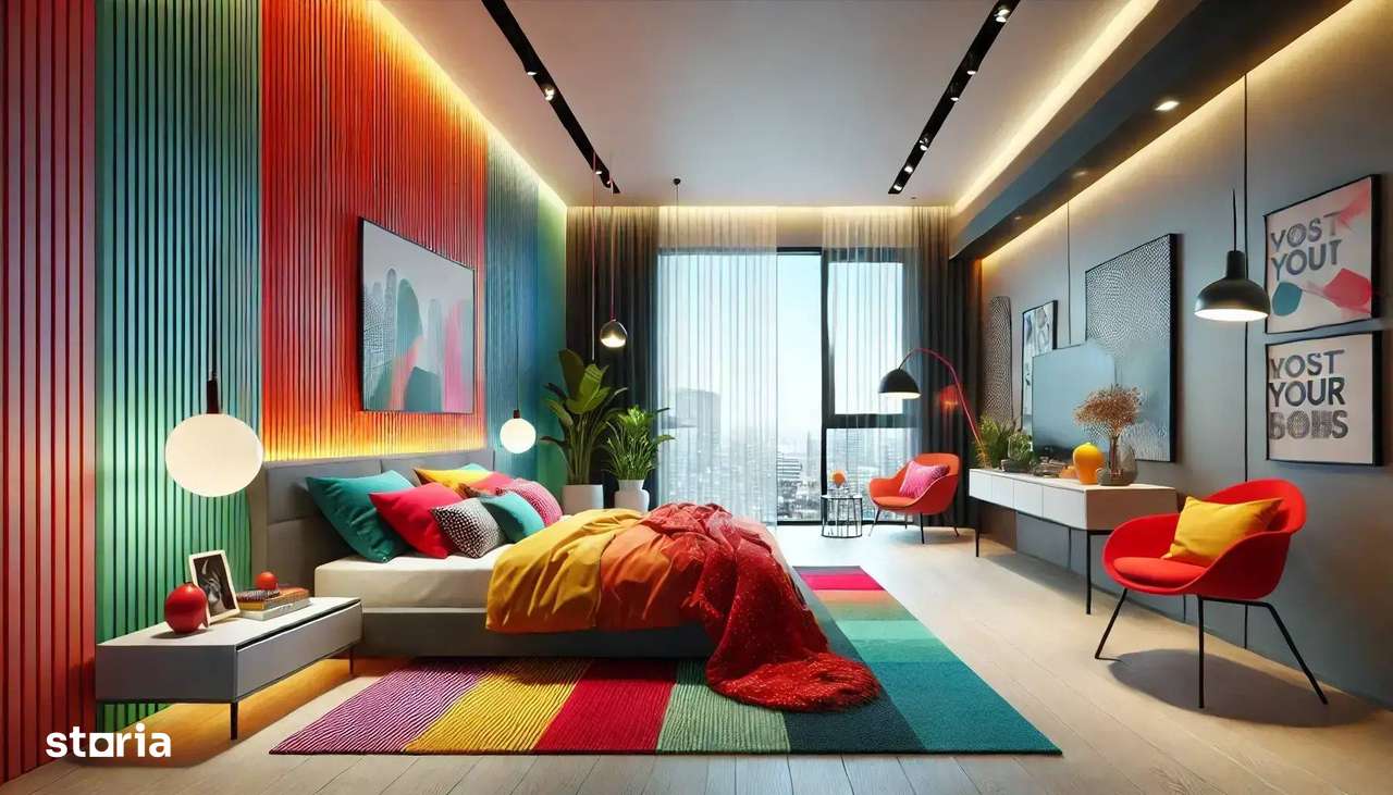 Apartament 3 Camere Open Space Metrou 7 Minute Proiect Nou Pallady - Imagine principală: 5/7