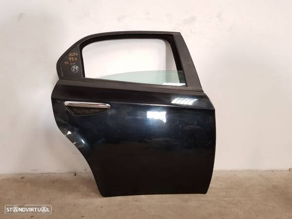 PORTA TRASEIRA TRÁS DIREITA ALFA ROMEO 159 SEDAN CARRO FECHO ELEVADOR MOTOR PUXADOR VIDRO - 1