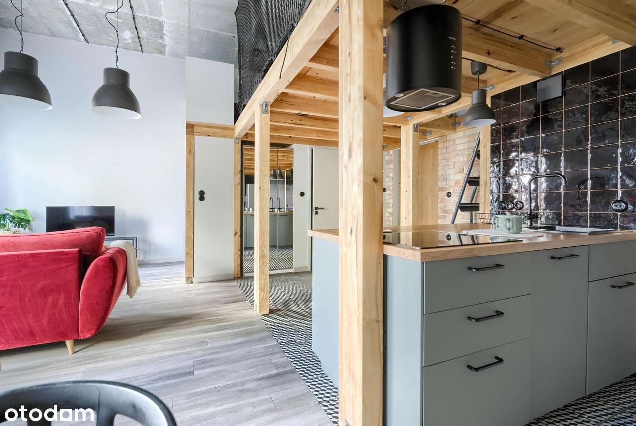 PRUSZKÓW | Os. Grafitowe| PKP 3 min | Loft 41 m² + antresola ok. 16 m² – další