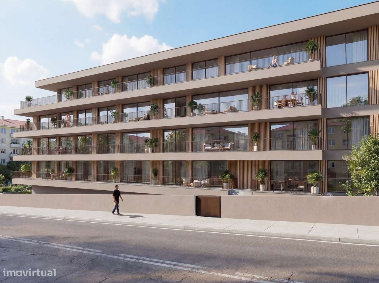 Apartamento T1 Novo em condomínio fechado - Jardins da Feira - Grande imagem: 2/7