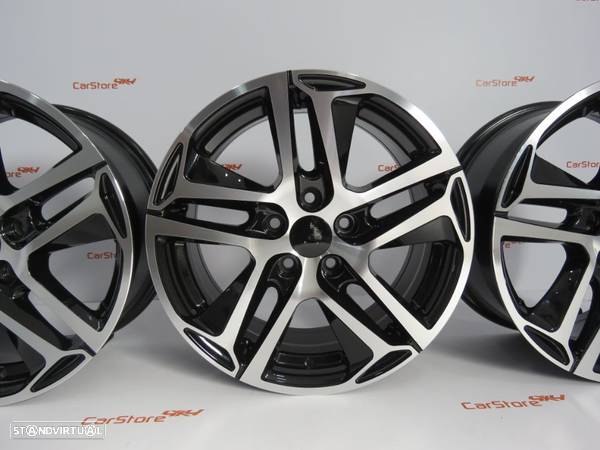 Jantes Look Peugeot 16 x 7 et 35 5x108 Black - 3