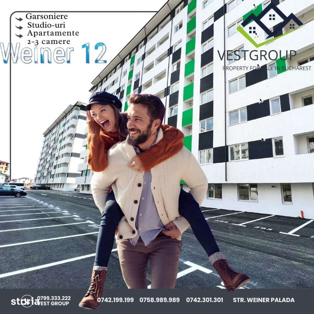 Garsoniere Weiner Residence Direct Dezvoltator Militari Vest Group - Imagine principală: 3/16