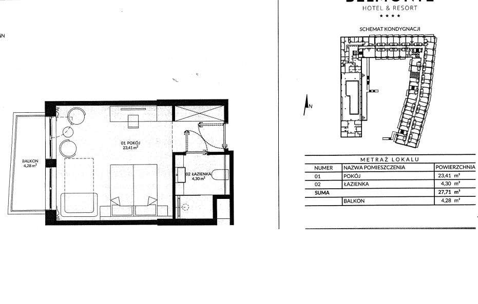Sprzedam lokale w Belmonte Hotel w Krynicy Zdrój - Pełny obrazek: 4/4