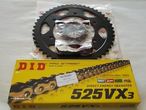 Kit Transmissao corr. DID VX3 X-Ring Honda XRV 650 Africa Twin de 1988 a 1990 - 1