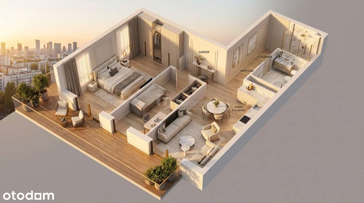 Blisko Malta! 3pok 67m2| Duży balkon na zachód!
