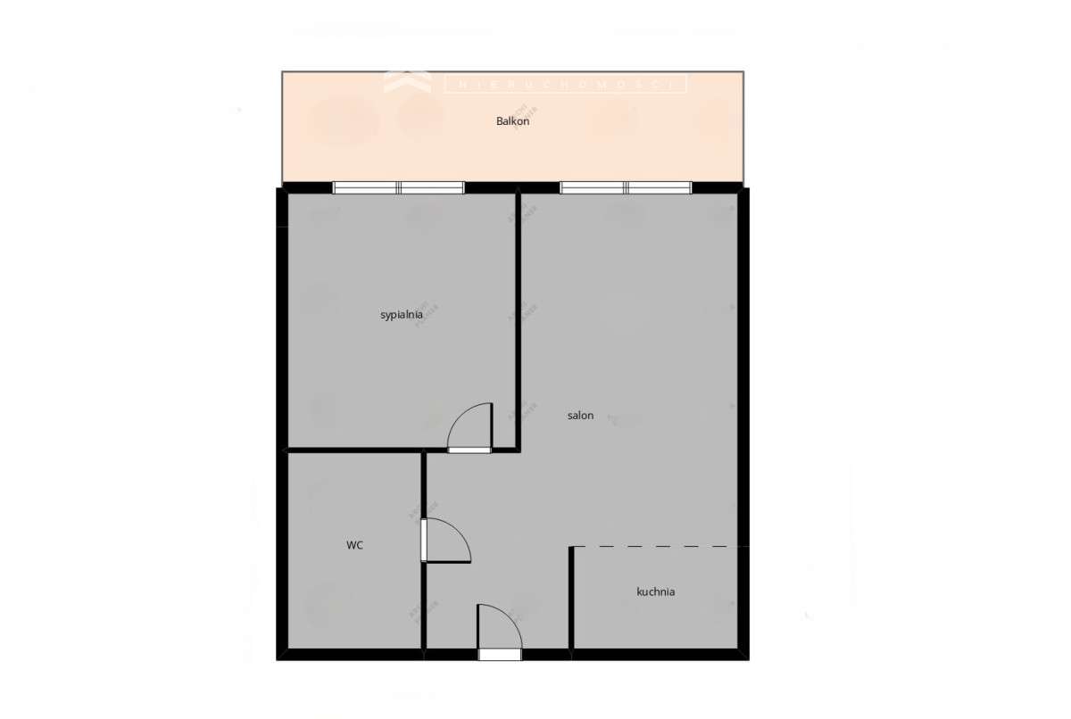 Centrum apartamentowiec 2 pokoje 37 m2, parking-15