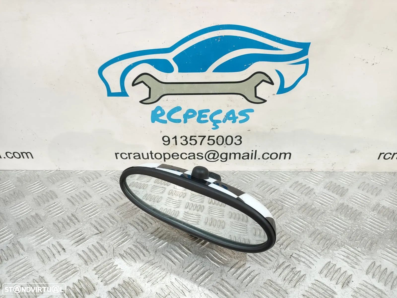 Retrivisor xadrez original Mini One R56 - 1