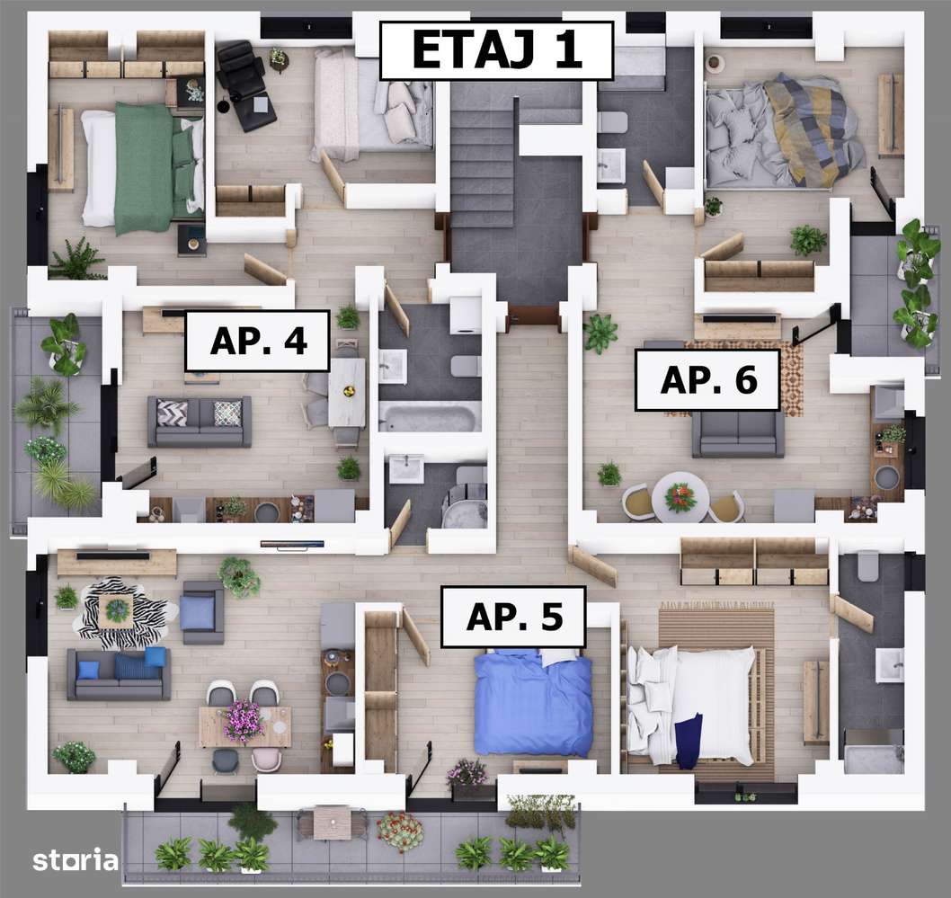 Apartamente 2 camere | Strada Maramures | Parcul Unirii | Proiect nou - Imagine principală: 4/5