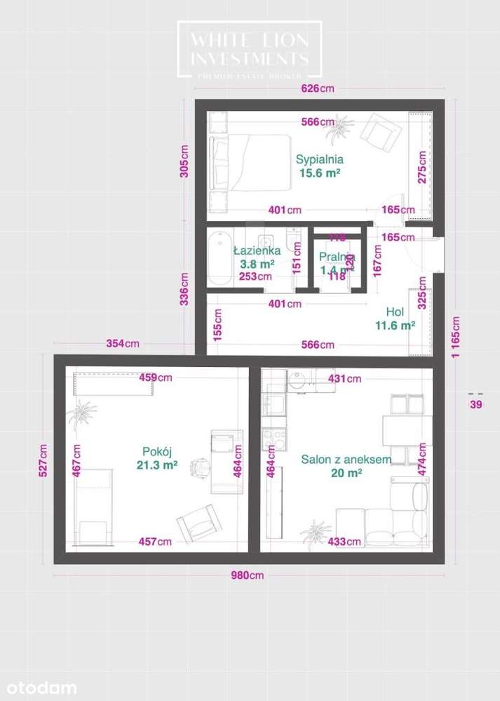 3 Pokoje | Metro Księcia Janusza-19