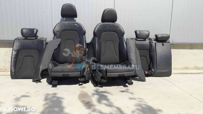 Set scaune cu bancheta piele Audi A4 (8K2, B8) [Fabr 2008-2015] OEM - 1