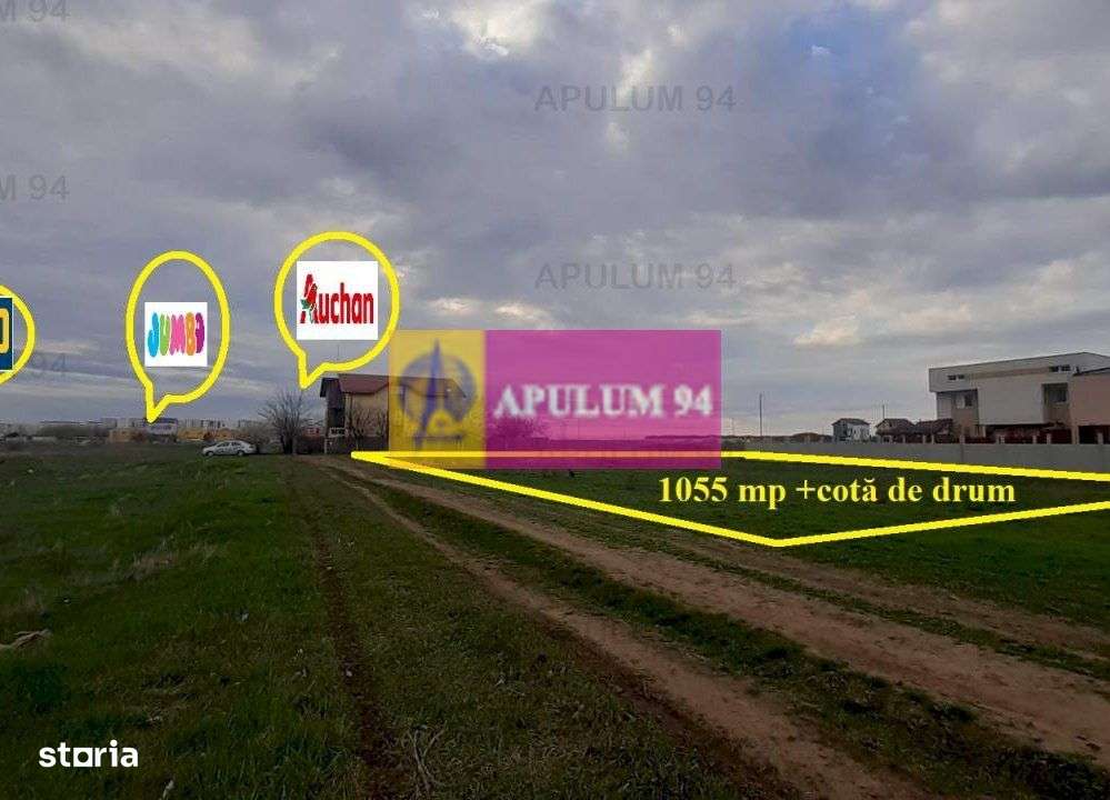 Teren 1055 MP București Sector 4 cu Certificat de Urbanism - Imagine principală: 1/20