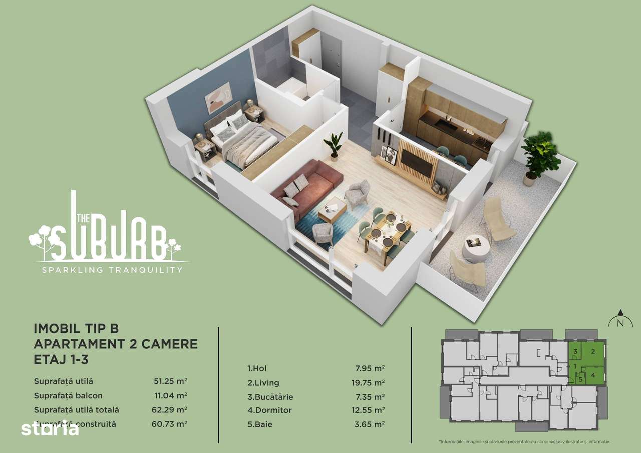 Apartament 2 camere The Suburb Buftea-12