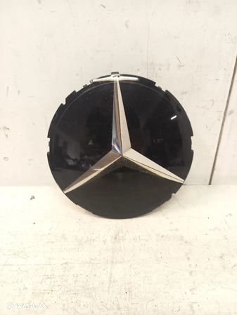 Mercedes znaczek emblemat w atrapę grill pod radar distronic szklo - 1