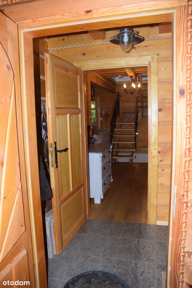 NA SPRZEDAŻ - urokliwy dom góralski z bali w Beskidzie Wyspowym - Pełny obrazek: 4/20