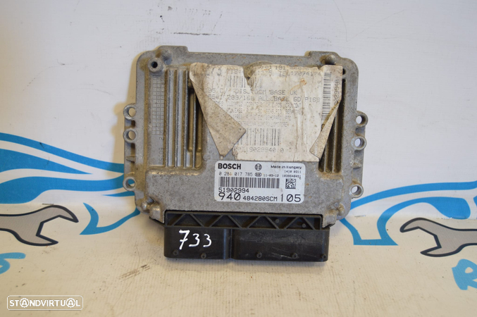 CENTRALINA ECU MOTOR BOSCH ORIGINAL 0281017785 51902994 ALFA ROMEO GIULIETTA 940 1.6 JTDM 105CV 940A3000 - 2