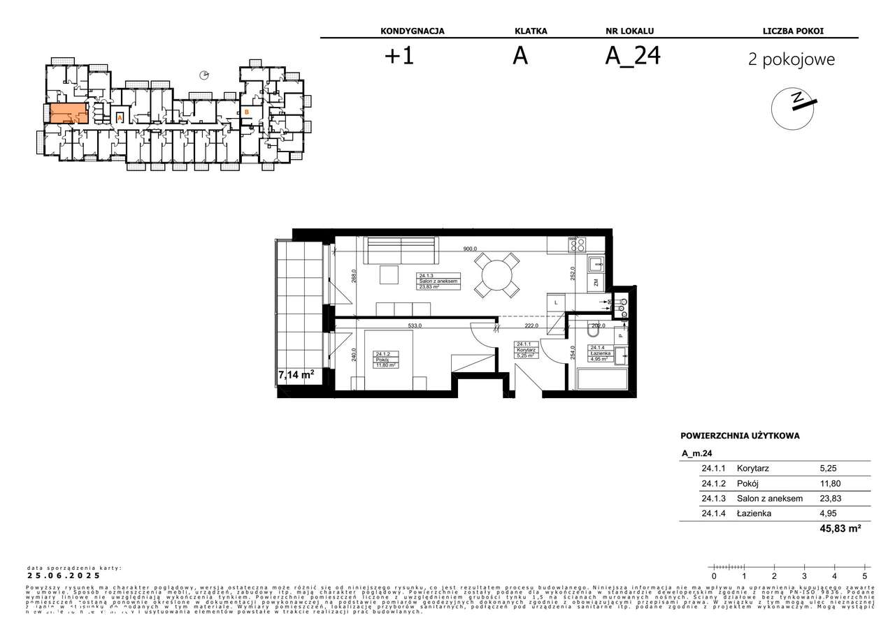 Wilkońskich 3 | mieszkanie 2-pok. | A_m.24 - Pełny obrazek: 2/7