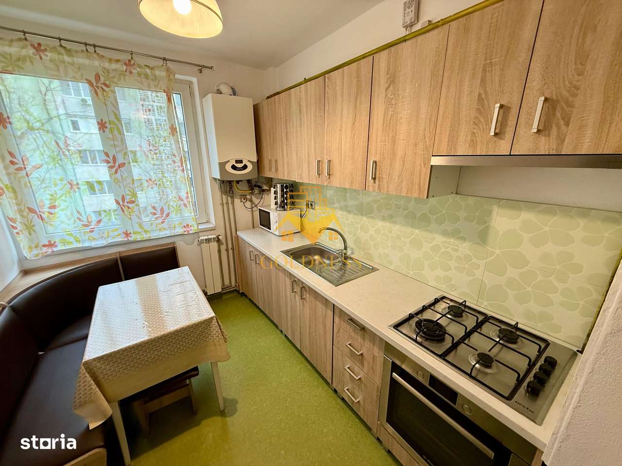 2 camere semidecomandate, balcon, Zona Centrala, Piata Abator, Lukoil - Imagine principală: 5/11