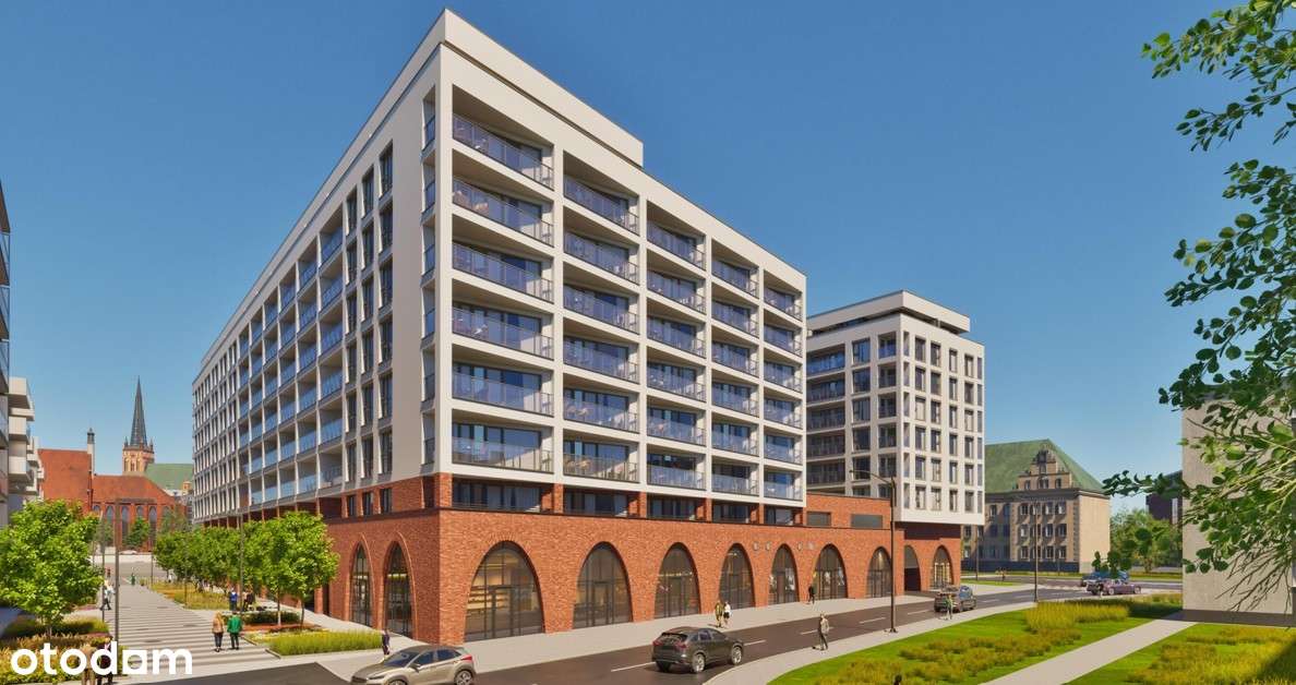 Nowoczesna kawalerka z widokiem na piękny ogród, centrum - Pełny obrazek: 3/4