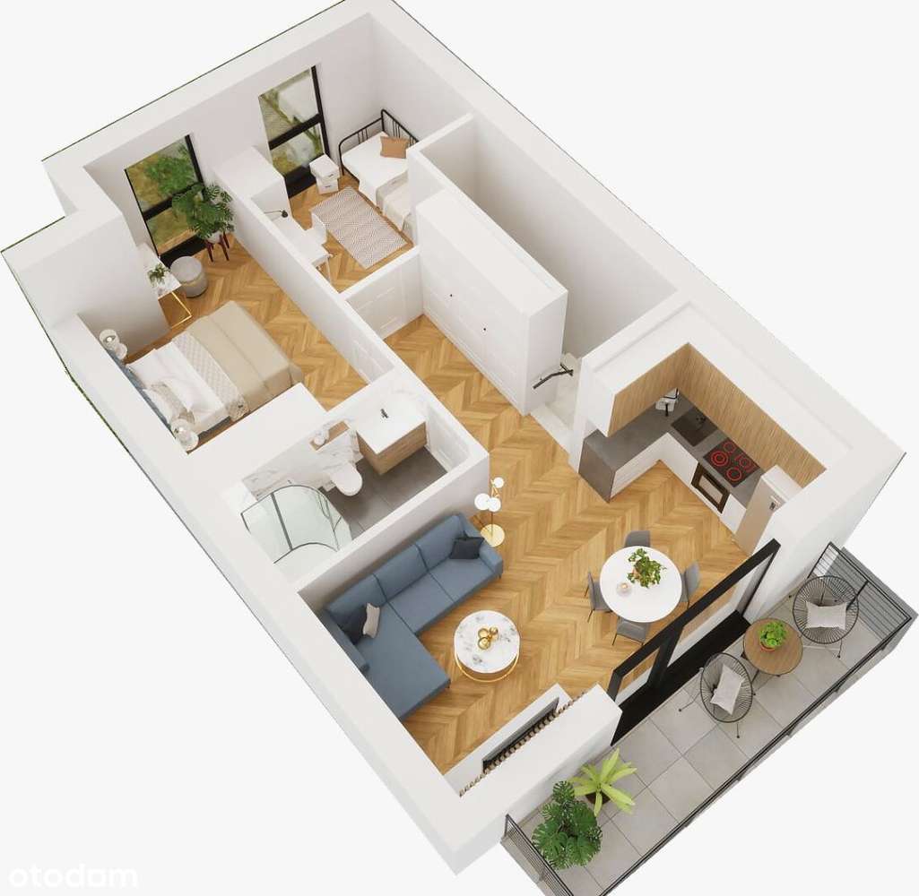 OSTATNIE mieszkanie 3 pokojowe - Pełny obrazek: 1/8