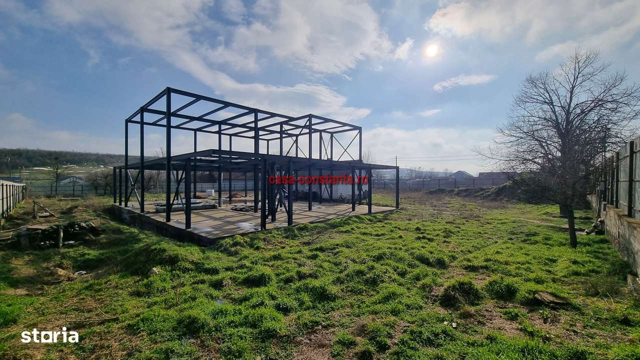 Casă P+1 pe structură metalica  – teren 2.660 mp  - toate utilitatile-14