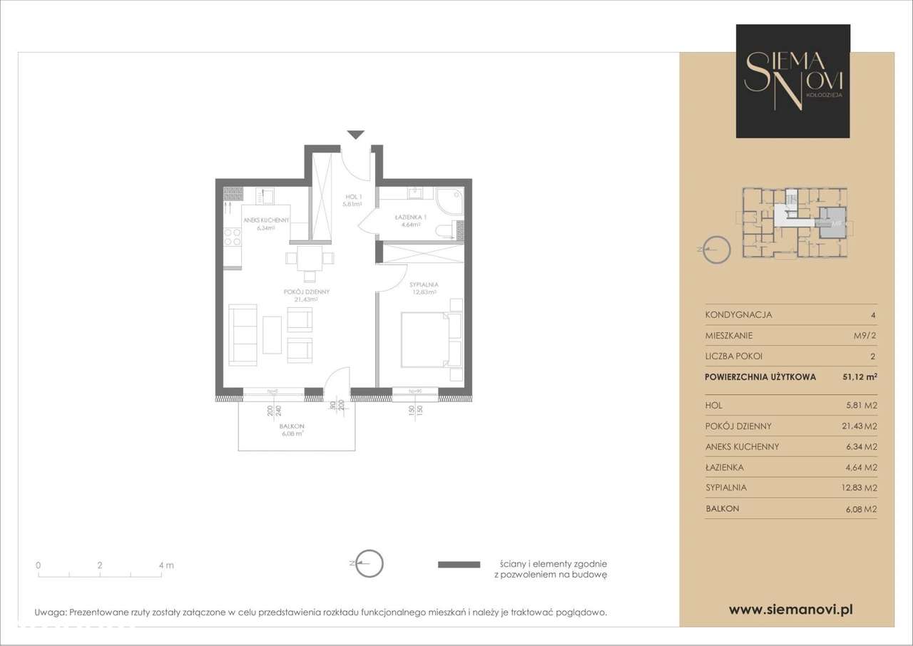 Nowe / 2 pokoje / Balkon / przestronne / gotowe-18
