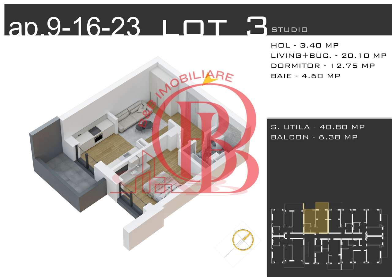 12 min Metrou Teclu-2 camere-Theodor Pallady-Sector 3