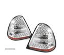 FAROLINS TRASEIROS LED PARA MERCEDES W202 C-KLASA 93-00 CHROME CROMADO - 2