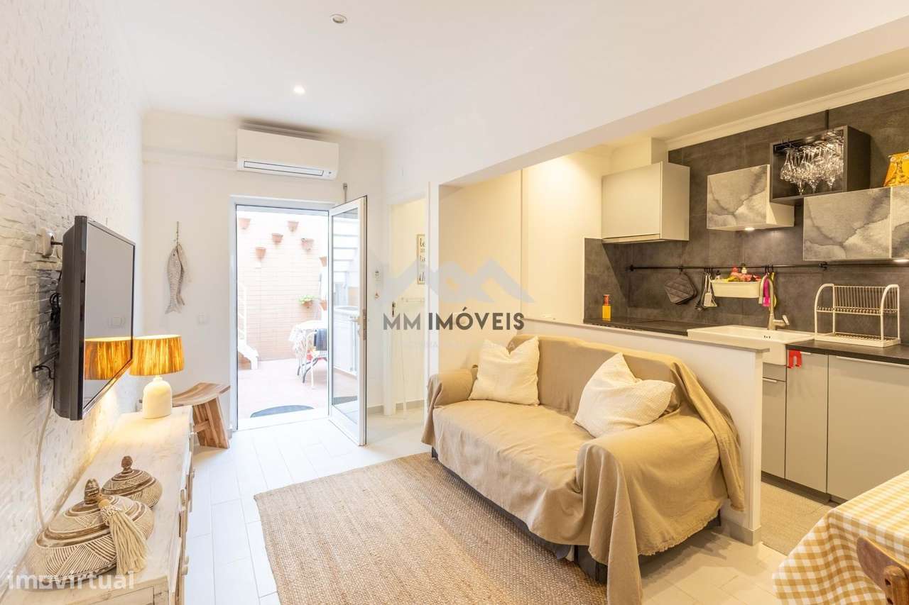 Moradia T2 | Terraço | Fuseta | 450m da Praia - Grande imagem: 4/46