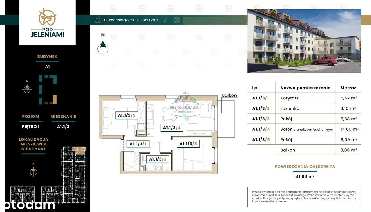 Zabobrze,  idealne pod inwestycję,  3 pokoje-4