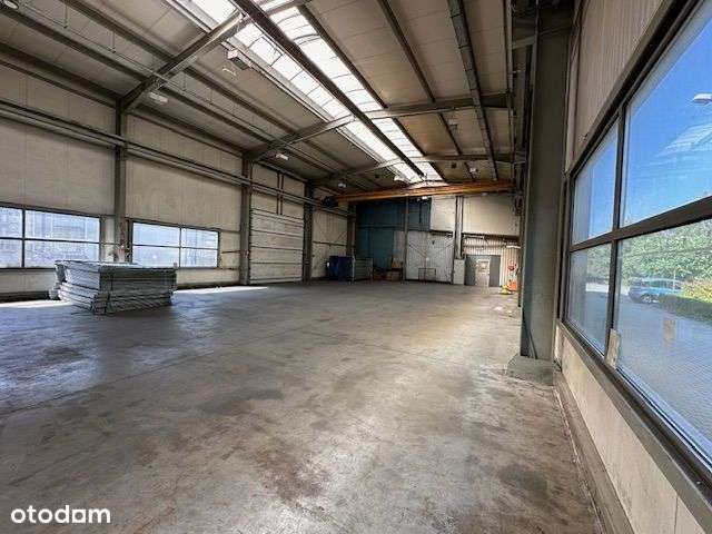 Hala suwnica 5t Olkusz 500 mkw produkcyjna magazyn produkcja 150kw moc - Pełny obrazek: 4/4