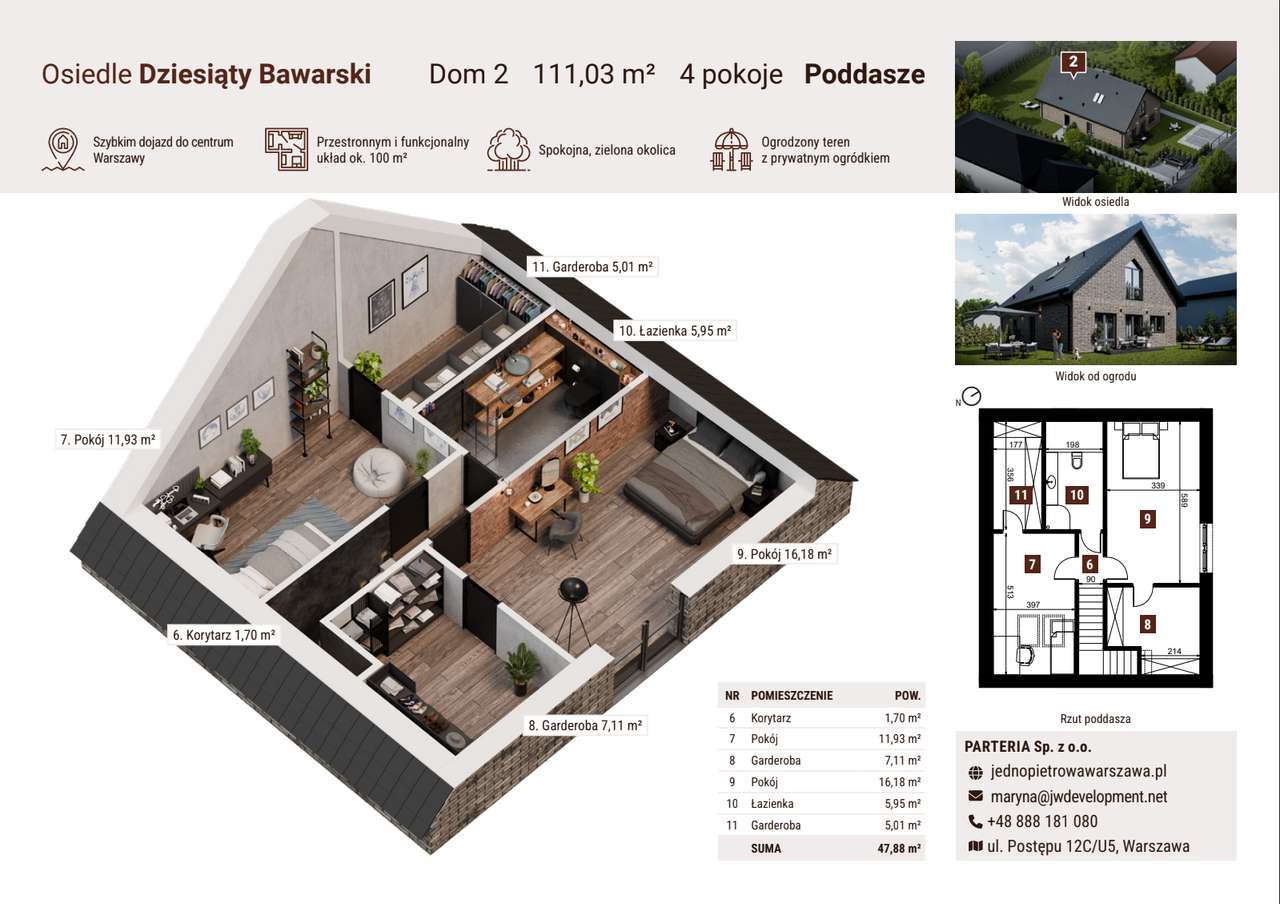 Bliźniak 111 m² pow. użytkowej/Osobny ogródek/ Jastrzębie - Pełny obrazek: 5/20