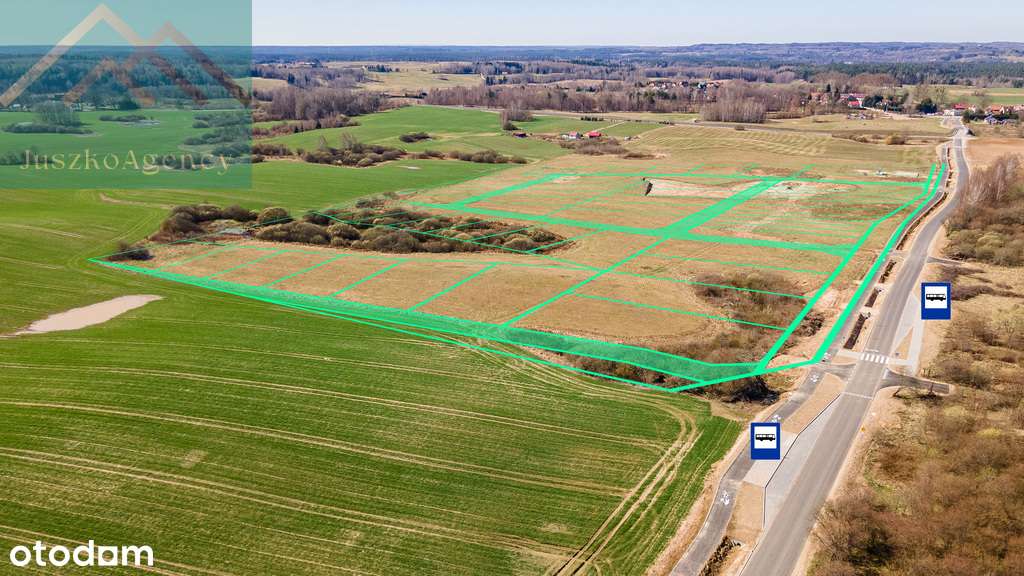 Działki budowlane z Mpzp. Woda, prąd w drodze.-0