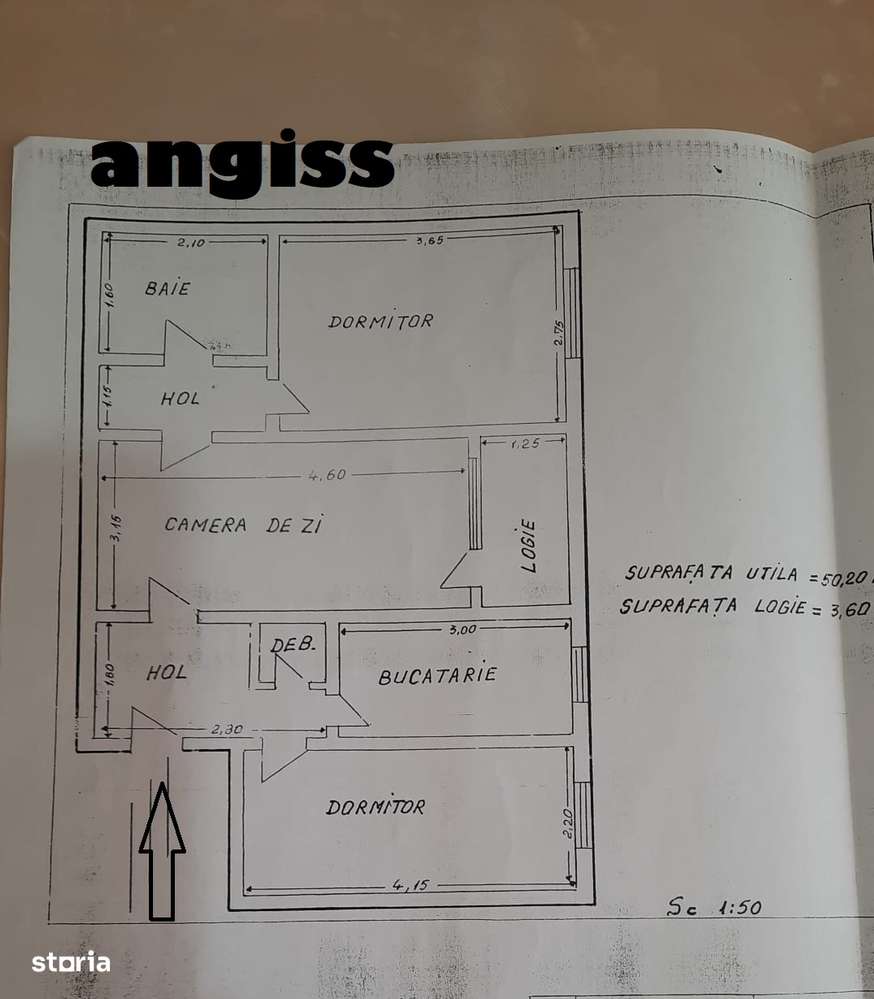 Apartament 3 camere -et 3  ZONA VEST-13