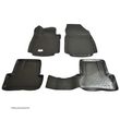 Set covorase auto din cauciuc Renault Clio IV Hatchback X98 2012-, presuri tip tavita BestAutoVest, culoare Negru, 4 buc. - 1