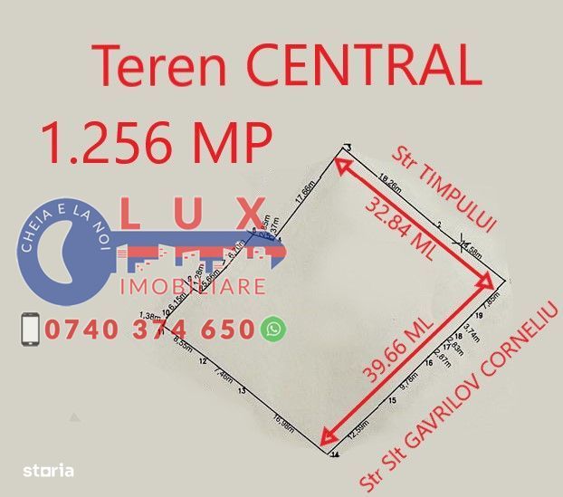 ID 7513 Teren CENTRAL - Str Slt Gavrilov Corneliu