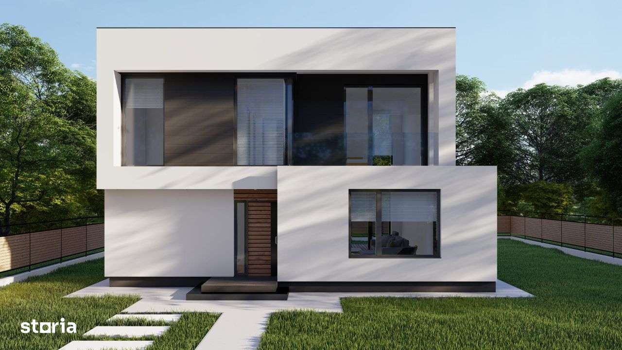 CANALIZARE! 500 mp teren! Incalz pard! Gazon! Vila 5 camere, Miroslava - Imagine principală: 4/7