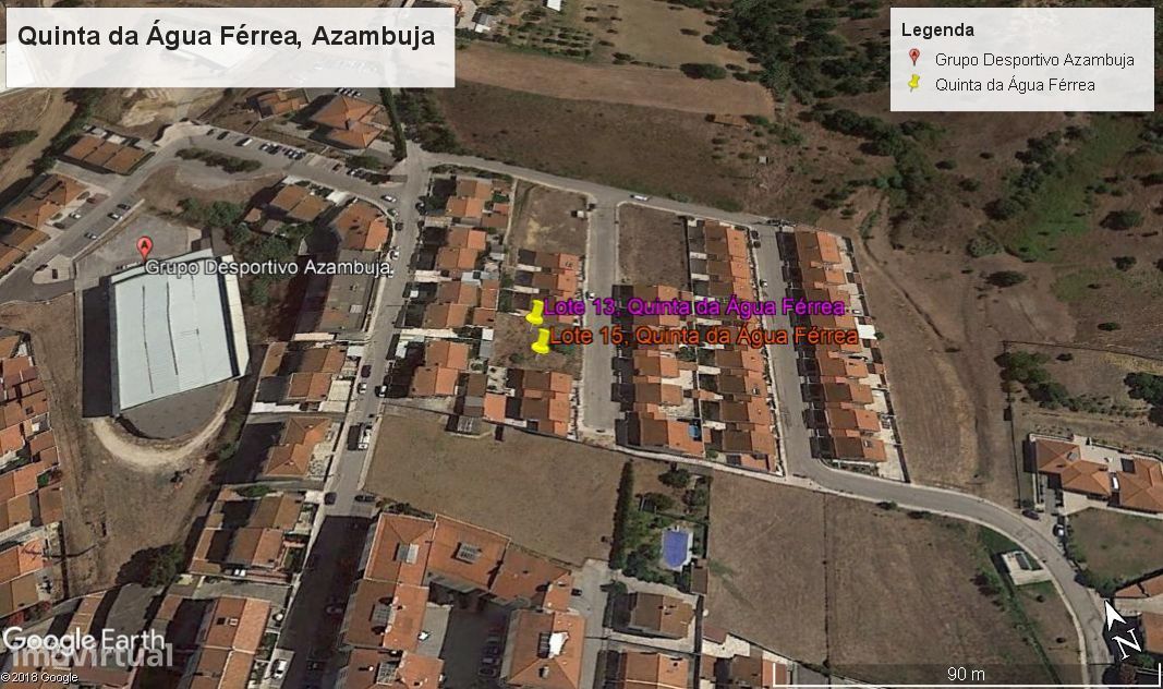 Lote de terreno para construção unifamiliar, em Azambuja