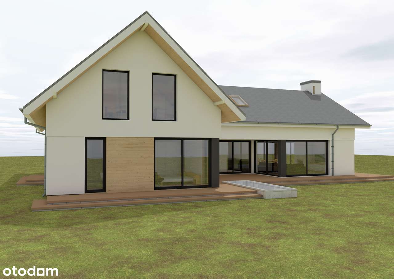 Działka budowlana z projektem i pozwoleniem na budowę.-5