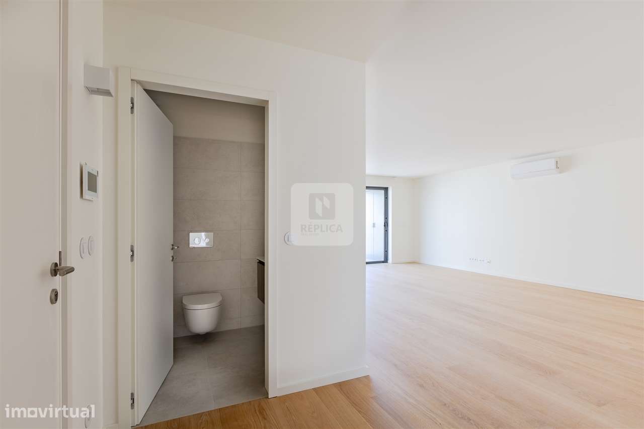 T3 com Varanda Vistas Mar Canidelo | T3 Gaia | Apartamento Le Parc-18