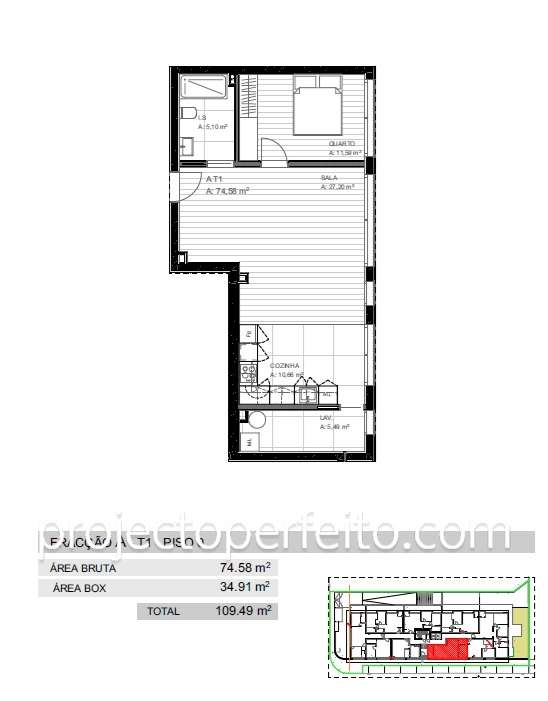 Apartamento T1 Venda em Grijó e Sermonde,Vila Nova de Gaia - Grande imagem: 2/46