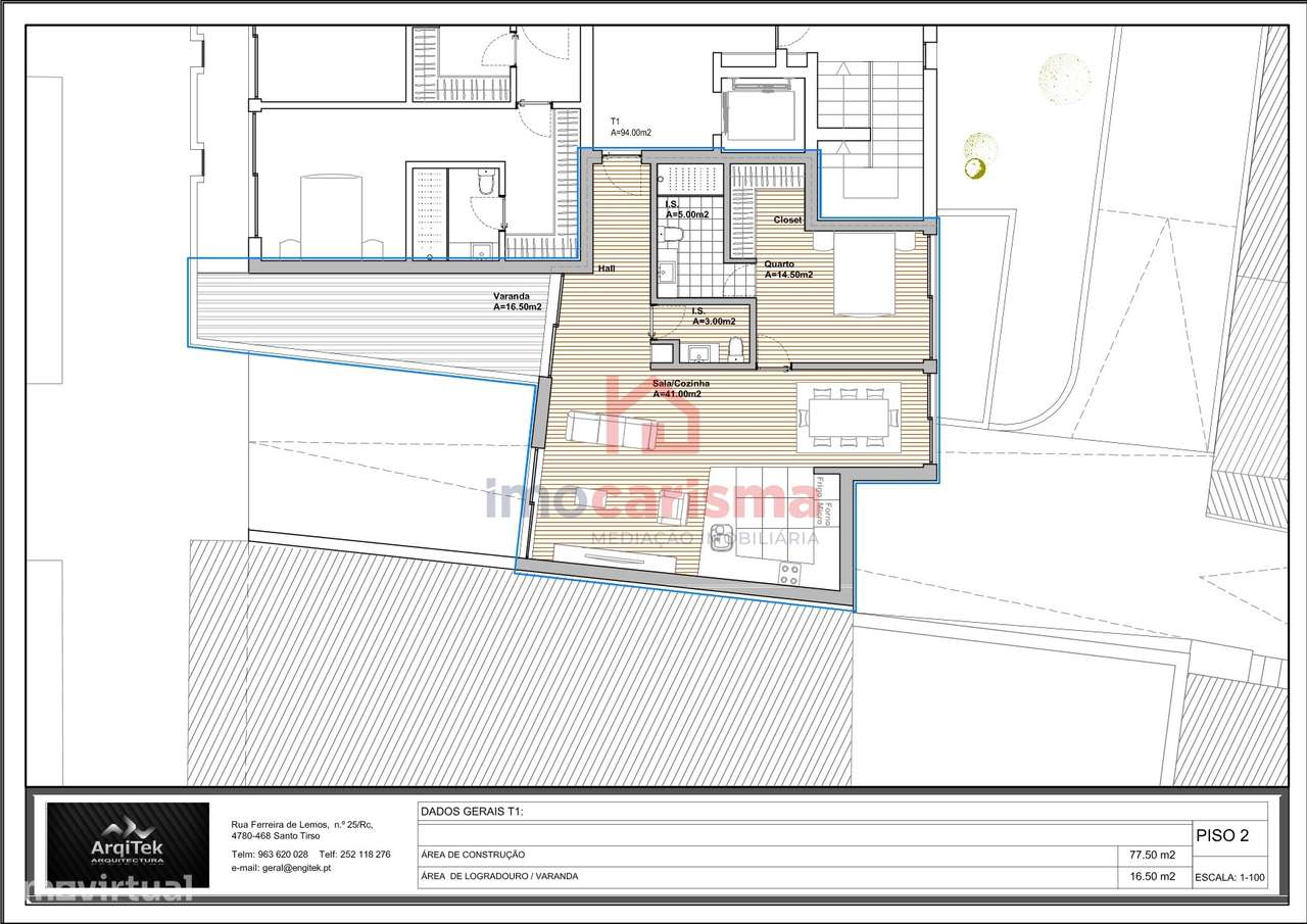 Apartamentos Novos T1 desde 189.000€ em Construção em Vila das Aves, S-17
