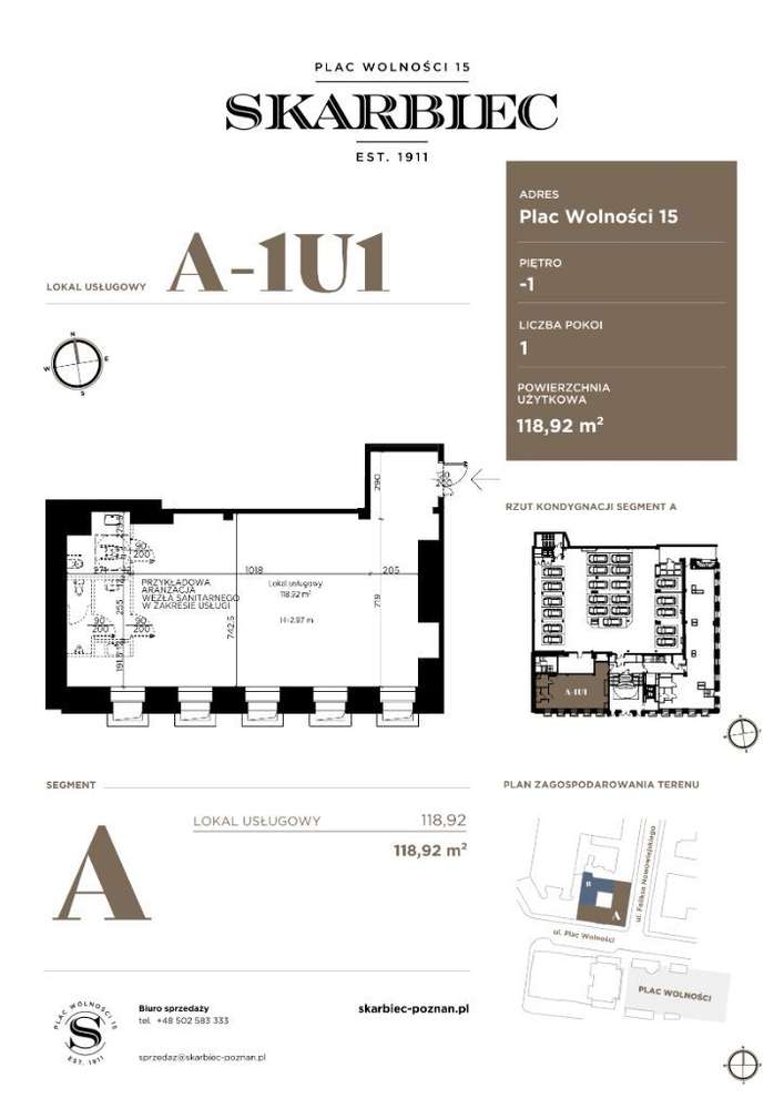 Skarbiec - Plac Wolności 15| lokal usługowy A-1.U1 - Pełny obrazek: 4/9