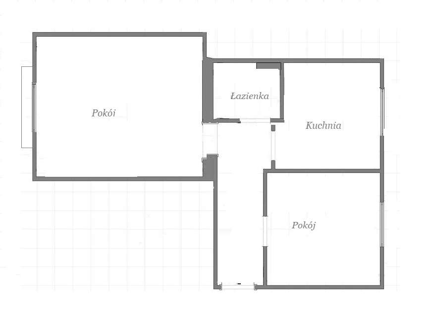 Klimatyczne 2 pokojowe, balkon, osobna kuchnia do remontu na os.Zgody-6